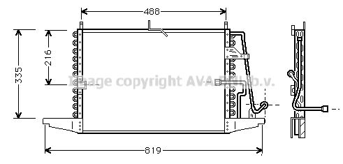 AVA QUALITY COOLING kondensatorius, oro kondicionierius FD5239